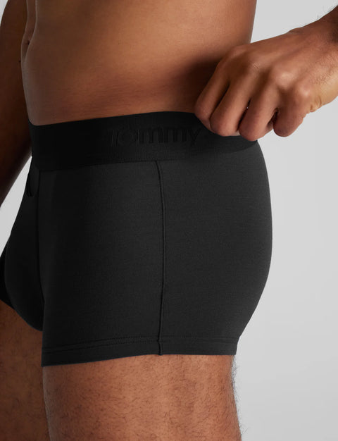 Tommy John Men's Black Stretch Fabric 3 Pack Boxer | Tommy John In Lebanon
