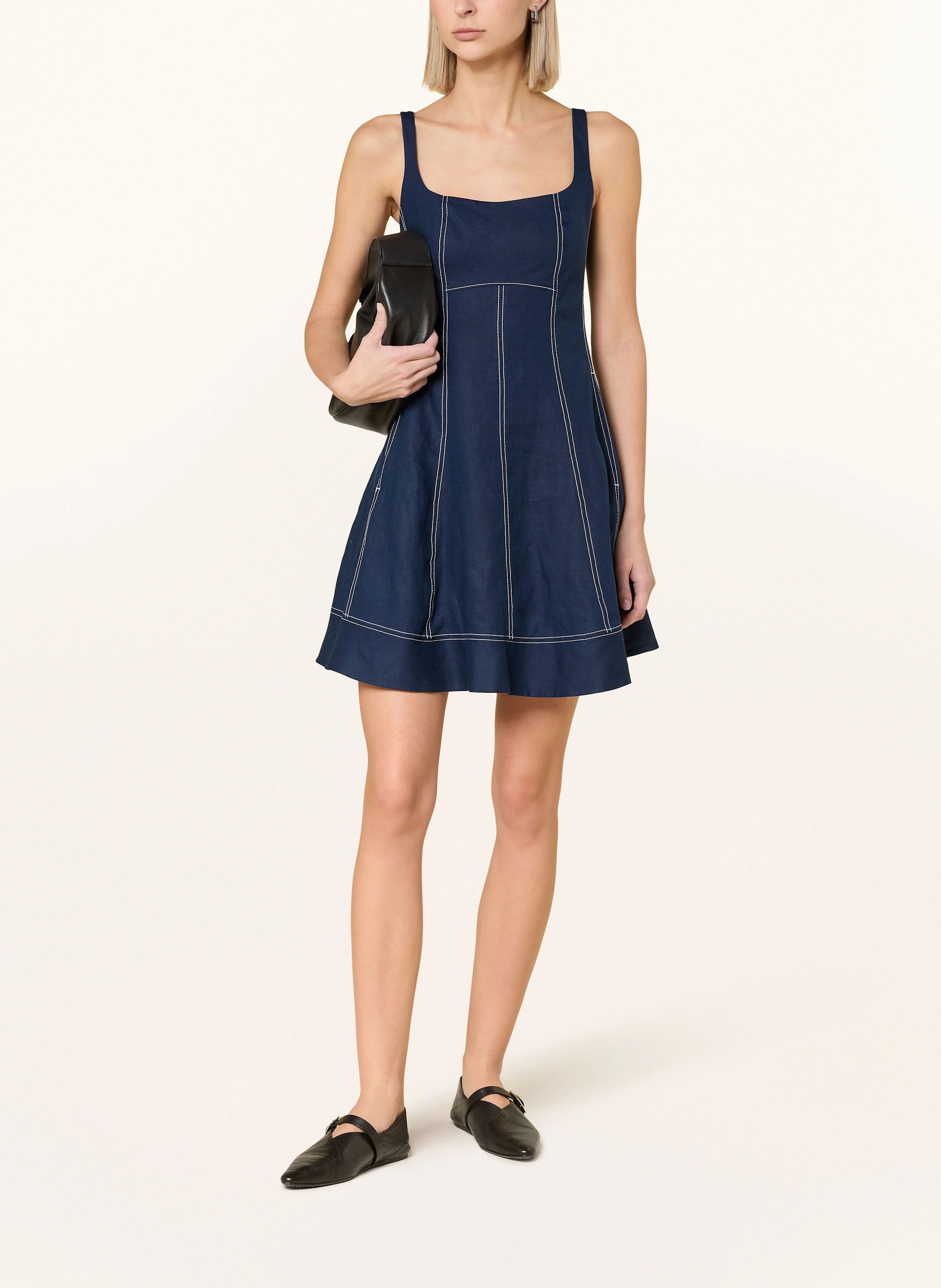 Tommy Hilfiger Women's Navy Sofia Richie Grainge Linen Dress | Tommy Hilfiger In Lebanon