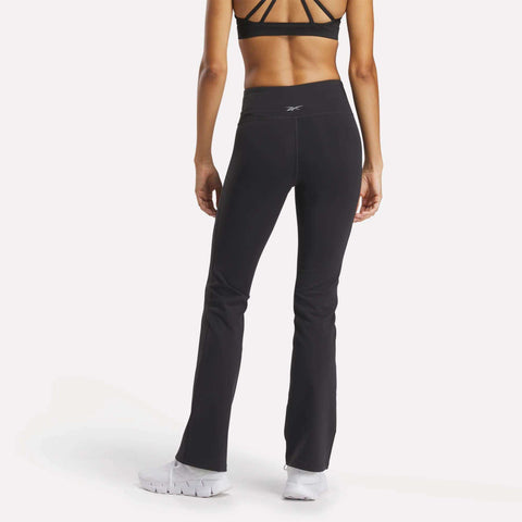 Reebok Women's Black Lux High-Rise Mini-Flare Leggings | Reebok In Lebanon