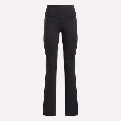Reebok Women's Black Lux High-Rise Mini-Flare Leggings | Reebok In Lebanon