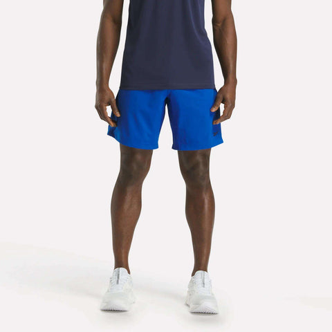 Reebok Men's Vector Blue Workout Ready Woven Short | Reebok In Lebanon