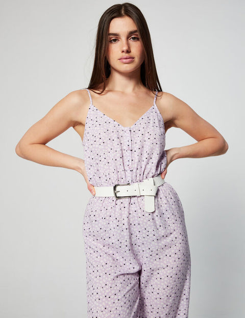 DCM Jennyfer Women's Lilac Jumpsuit 75COBILO/3666021445