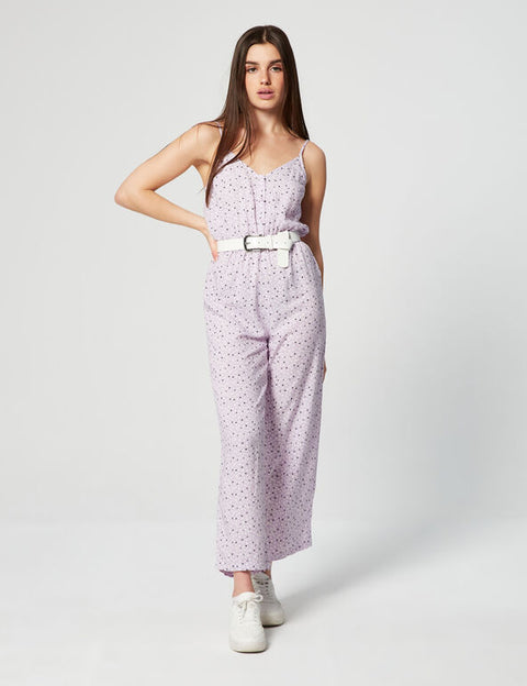 DCM Jennyfer Women's Lilac Jumpsuit 75COBILO/3666021445