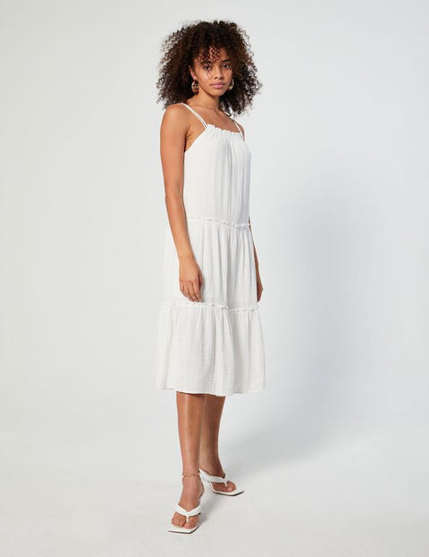 DCM Jennyfer Women's White Dress 76KORONG/3666021566