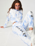 DCM Jennyfer Women's Blue & White Sweatpants 36TEDDYBA/3666021560
