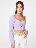 DCM Jennyfer Women's Lilac Blouse 57LILAS/3666021727