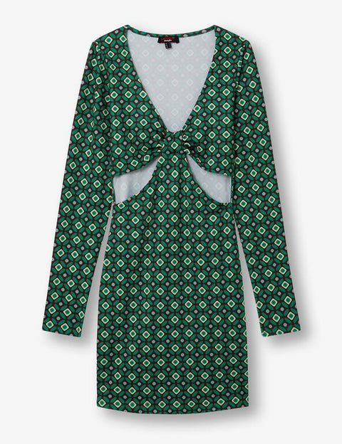 DCM Jennyfer Women's Emerald Green Dress 76COPAL/3666021782 shr