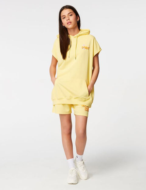 DCM Jennyfer Women Yellow Sweatshirt 37FREJ/3666021927