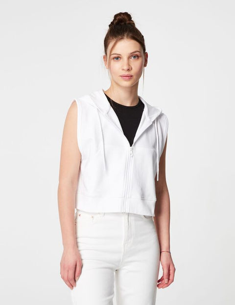 DCM Jennyfer Women's White Sweatshirt 37LAKII/3666021943