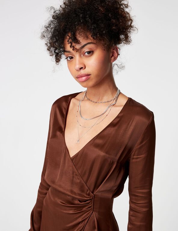 DCM Jennyfer Women's Brown Dress 77KRIS/3666545034
