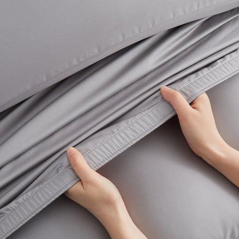 Kirkland Signature Gray 680 Thread Count Queen Sheet Set |Kirkland Signature In Lebanon