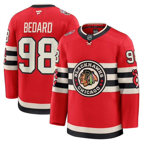 Fanatics Men's Red Chicago Blackhawks Winter Classic Premium Jersey Blouse | Fanatics In Lebanon