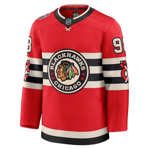 Fanatics Men's Red Chicago Blackhawks Winter Classic Premium Jersey Blouse | Fanatics In Lebanon