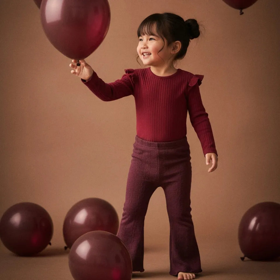 Sinsay Girl's Plum Wide Leg Pants