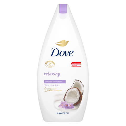Dove Relaxing Jasmine & Coconut Milk Shower Gel 450ml | Dove In Lebanon