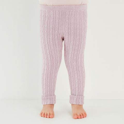 Sinsay Fox & Bunny Baby Girl's Light Lilac Leggings | Sinsay In Lebanon