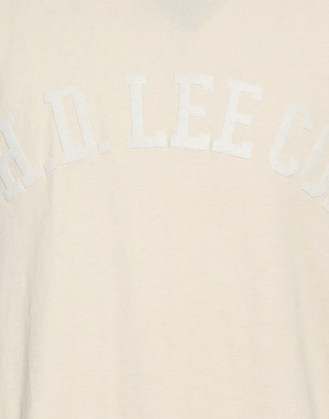 Lee Men's Beige Retro '80s Applique T-Shirt |Lee In Lebanon