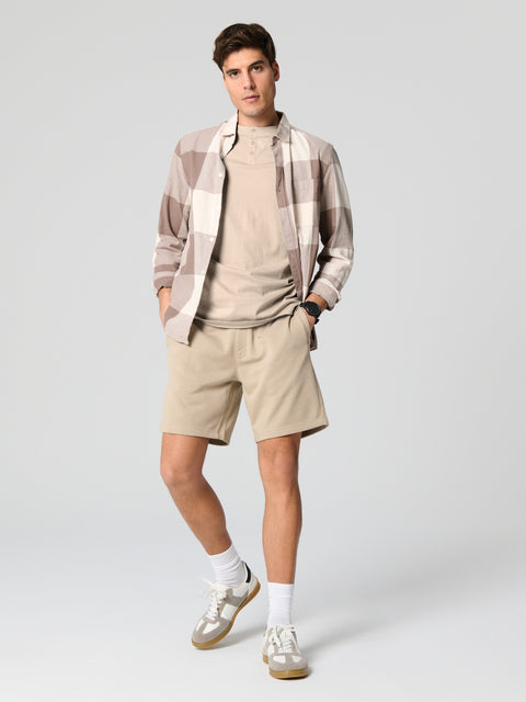 Sinsay Men's Beige  Henley  T-Shirt | Sinsay in Lebanon