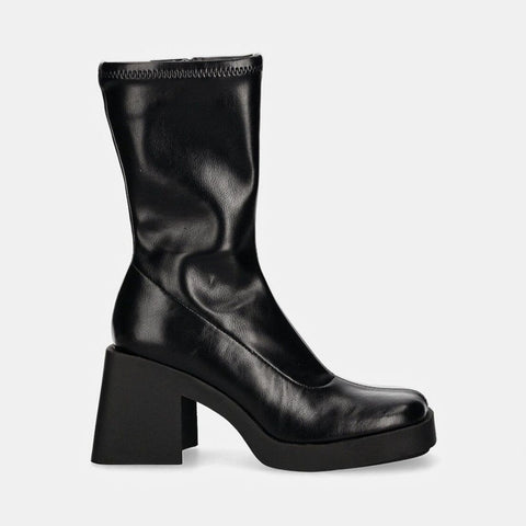 Steve Madden Women's Black Synthetic Kloe Heeled Boot|Steve Madden In Lebanon