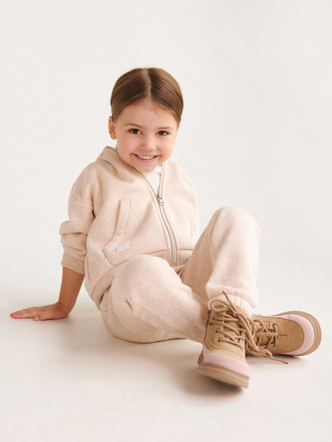 Reserved Baby Girl's Beige Hooded Jacket | Reserved In Lebanon