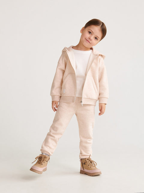 Reserved Baby Girl's Beige Hooded Jacket | Reserved In Lebanon