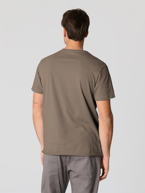 Sinsay Men's Brown T-Shirt With Front Pocket | Sinsay In Lebanon