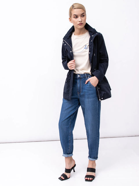 Tom Tailor Women's Navy Short Parka Jacket | Tom Tailor In Lebanon