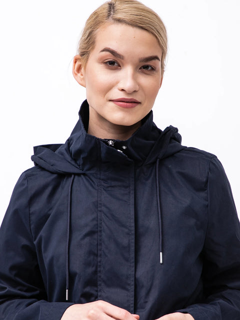 Tom Tailor Women's Navy Short Parka Jacket | Tom Tailor In Lebanon