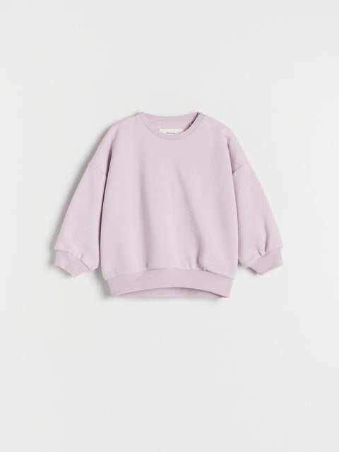 Light purple sweatshirt on a white background