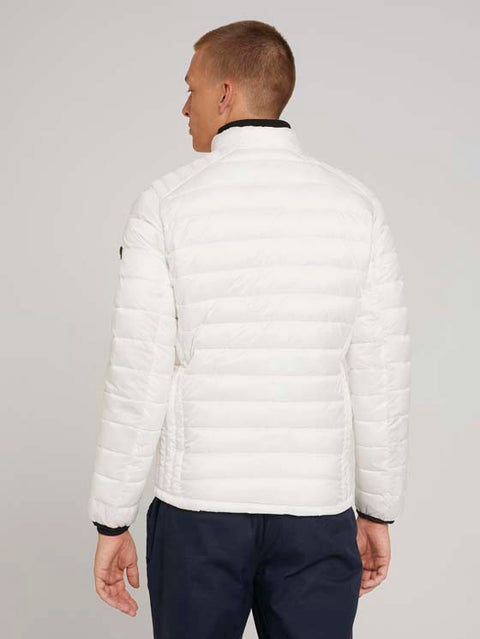Tom Tailor Men's White Light Weight Jacket | Tom Tailor In Lebanon