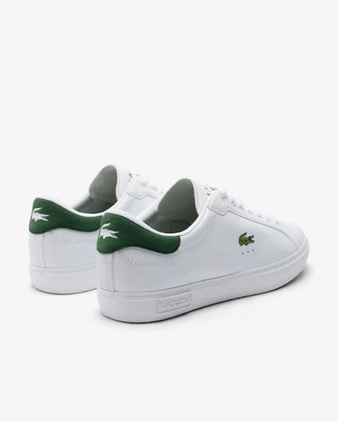 Lacoste Men's White Leather Powercourt 224 1 SMA Sneaker | Lacoste In Lebanon