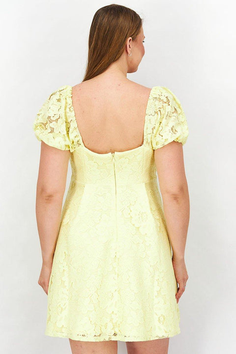Miss Selfridge Women's Yellow Dress ANF2792