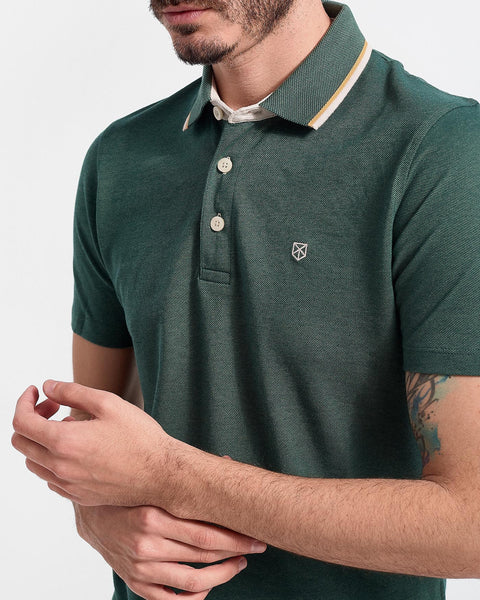 Jack & Jones Men's Green Polo T Shirt | Jack & Jones In Lebanon