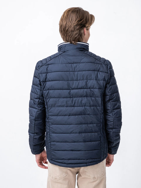 Tom Tailor Men's Navy Quilted Puffer Jacket|Tom Tailor In Lebanon