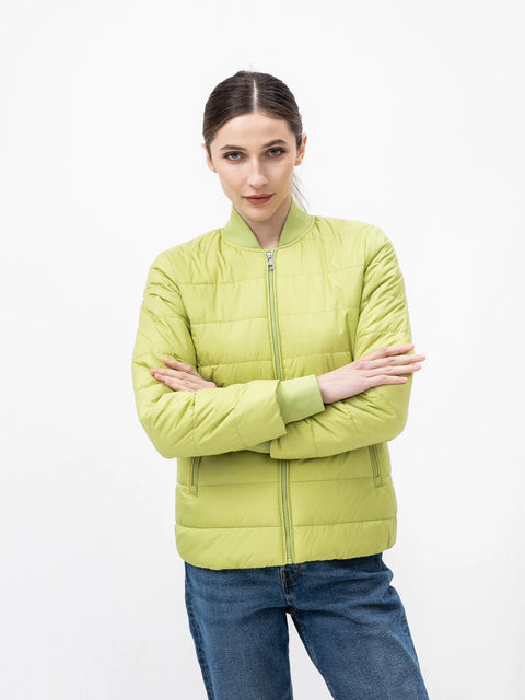 Tom Tailor Women's Light Green Light Weight Puffer Jacket | Tom Tailor In Lebanon