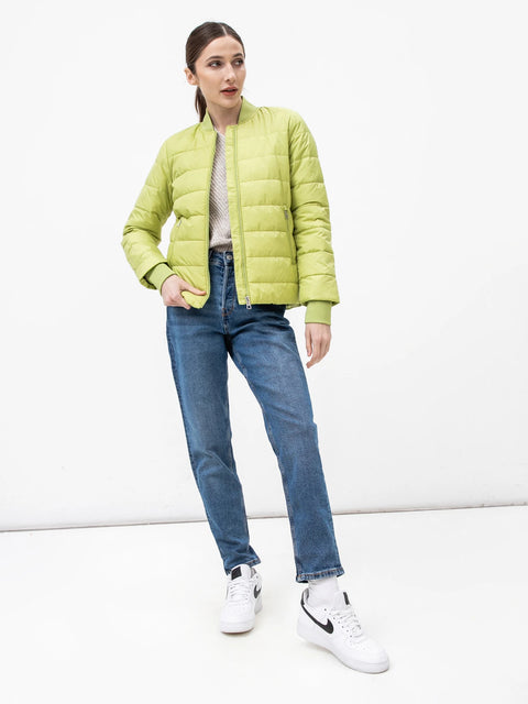 Tom Tailor Women's Light Green Light Weight Puffer Jacket | Tom Tailor In Lebanon