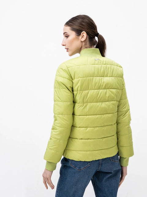 Tom Tailor Women's Light Green Light Weight Puffer Jacket | Tom Tailor In Lebanon