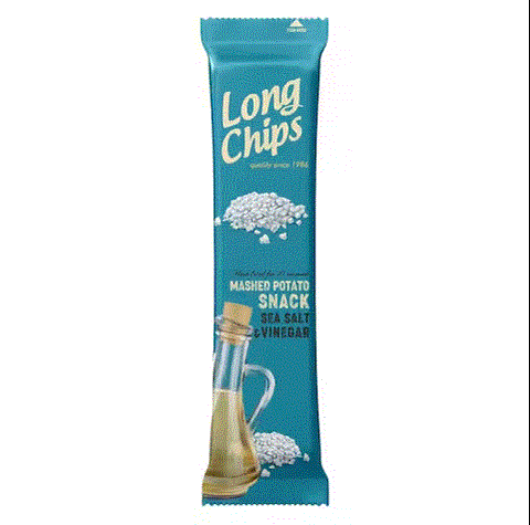 Long Chips Mashed Potato Snack Sea Salt & Vinegar 75g | Long Chips In Lebanon