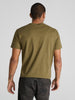 Sinsay Men's Olive Green Printed Round Neck T-Shirt | Sinsay In Lebanon