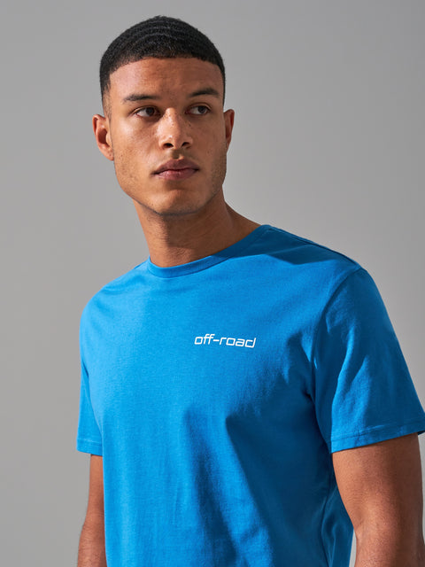 Sinsay Men's Blue Short Sleeve T-Shirt | Sinsay In Lebanon