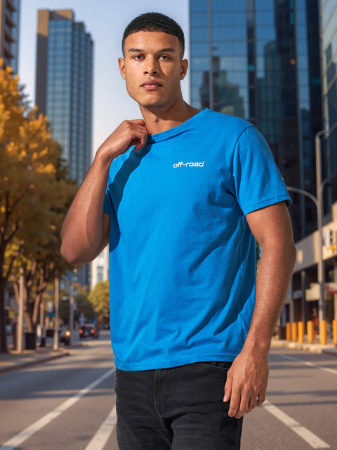 Sinsay Men's Blue Short Sleeve T-Shirt | Sinsay In Lebanon