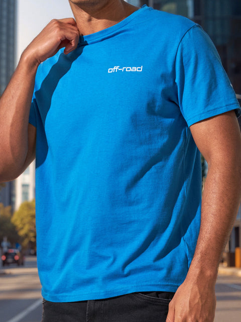 Sinsay Men's Blue Short Sleeve T-Shirt | Sinsay In Lebanon