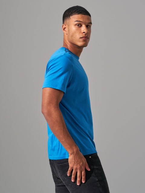 Sinsay Men's Blue Short Sleeve T-Shirt | Sinsay In Lebanon