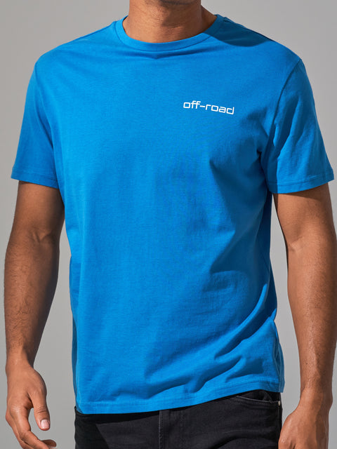 Sinsay Men's Blue Short Sleeve T-Shirt | Sinsay In Lebanon