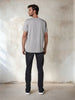 Sinsay Men's Grey Printed Basic T-Shirt | Sinsay In Lebanon