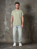 Sinsay Men's Sage Green Printed T-Shirt | Sinsay In Lebanon