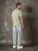 Sinsay Men's Sage Green Printed T-Shirt | Sinsay In Lebanon