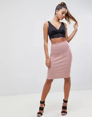 ASOS DESIGN Women's Dusty Rose Skirt ANF1167