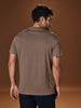 Sinsay Men’s Brown Vertical Graphic T-Shirt | Sinsay in Lebanon