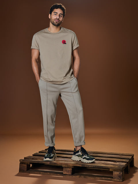 Sinsay Men's  Brown Short-sleeve T-shirt | Sinsay in Lebanon